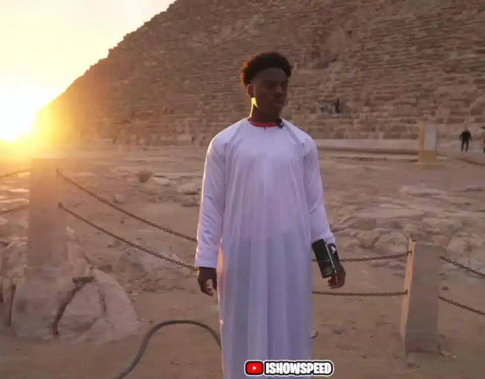 iShowSpeed Explores Inside The Pyramids Of Egypt